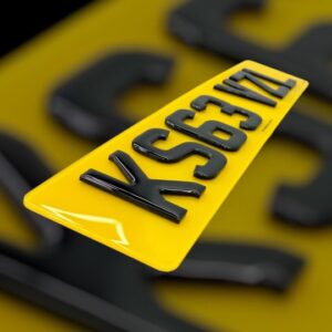 4D Gel Number Plates